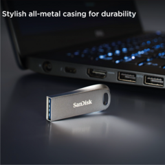 Pendrive SanDisk Ultra Luxe 1TB USB 3.2 Gen 1 - Hasta 400MB/s, Diseño Metálico - comprar online