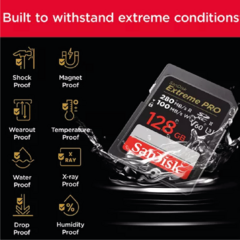 Tarjeta de Memoria SanDisk Extreme PRO SDXC UHS-II 128GB - Siranet