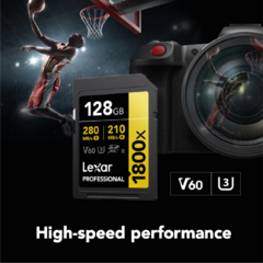 Imagen de Lexar Professional 1800x SDXC UHS-II 128GB