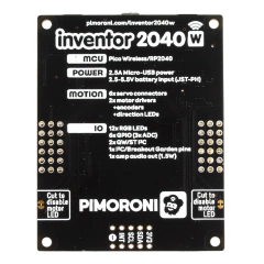 Inventor 2040 W Con Raspberry Pi Pico W Integrado - Robots - Siranet