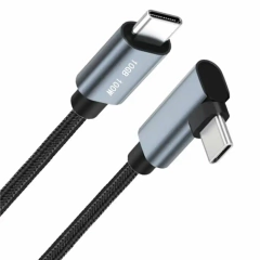 Cable USB-C 100W 10Gbps 4K 90° con chip E-Marker 1M - comprar online