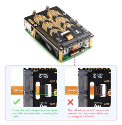 Adaptador Pcie A Doble Ranura M.2 Nvme Para Raspberry Pi 5