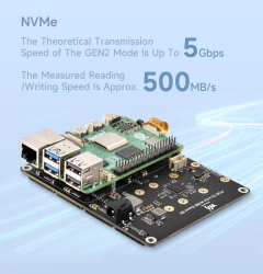 Placa Adaptadora Pcie A 4×nvme Para Raspberry Pi 5 Waveshare - comprar online