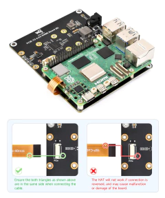 Imagen de Placa Adaptadora Pcie A 4×nvme Para Raspberry Pi 5 Waveshare