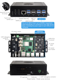 Caja Waveshare Pi5 Module Box Para Raspberry Pi 5 - comprar online