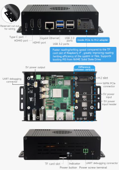 Caja Waveshare Pi5 Module Box Para Raspberry Pi 5 en internet