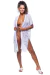 Kimono Vestido Saída Renda Branco - Resort Wear