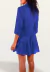 Imagem do Saída Vestido Chemise Evasê Babados Crepe Liso Royal