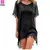 Kaftan Saida de Praia Vestido Curto chiffon com Tassel nas Bordas - comprar online