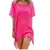 Kaftan Saida de Praia Vestido Curto chiffon com Tassel nas Bordas - comprar online
