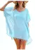 Saida de praia chiffon com Tassel, Kaftan curto na internet