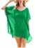 Saida de praia chiffon com Tassel, Kaftan curto - Resort Wear