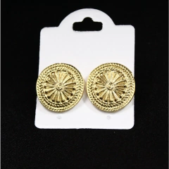 Brincos Elegantes Femininos Dourado Variados