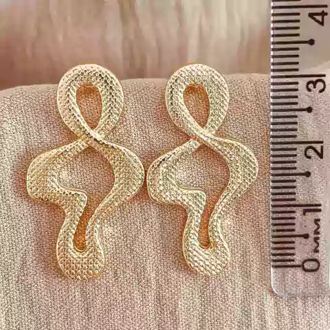 Brincos Dourados Variados | Formas Diversas