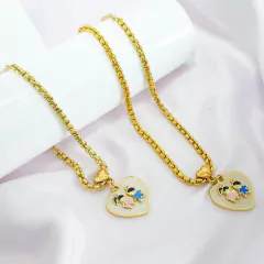 Kit Colar e Pulseira Filhos | Corrente Veneziana