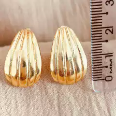 Brincos Dourados Variados | Formas Diversas - GRM Bijuterias