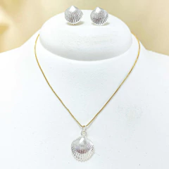 Kit Estrela e Concha, Dourado e Prata, Duas Cores - comprar online