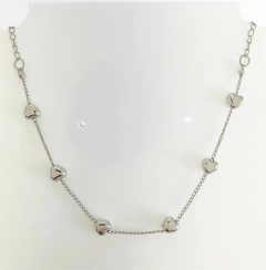 Colar Choker Corrente Singular Prateada - GRM Bijuterias