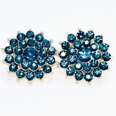 Brinco Feminino Cravejado de Strass - comprar online