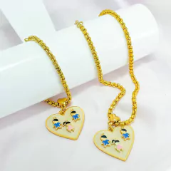 Kit Colar e Pulseira Filhos | Corrente Veneziana na internet