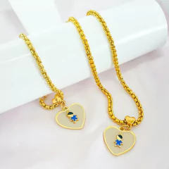 Kit Colar e Pulseira Filhos | Corrente Veneziana