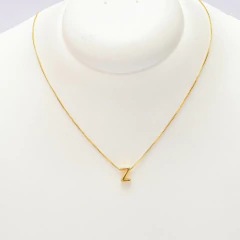 Colar Gargantilha Fina Minimalista Letras na internet