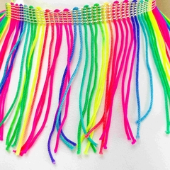 Colar Choker Franjas Coloridas Carnaval | Cascata - comprar online