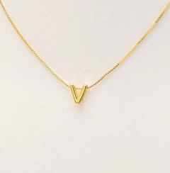 Colar Gargantilha Fina Minimalista Letras na internet