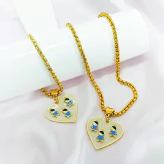 Kit Colar e Pulseira Filhos | Corrente Veneziana - comprar online