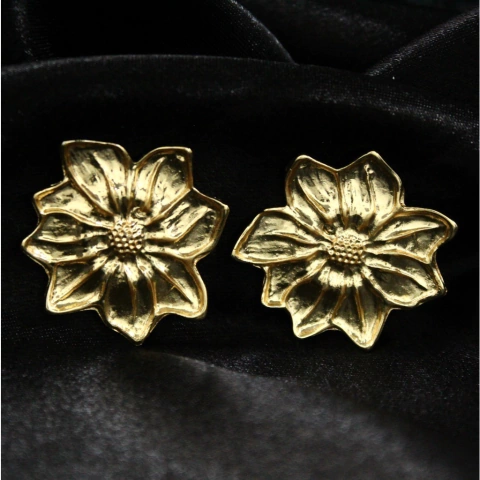 Brincos Elegantes Femininos Dourado Variados