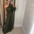 Vestido Longo Bethina Verde Oliva - loja online
