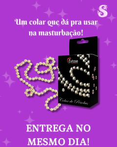 Colar de Pérolas Masturbadora – Prazer com Luxo e Discrição