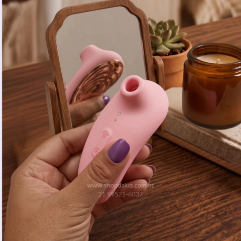 Estimulador Sensorial Duplo Rose Gold (Sucção e Tecnologia Tapping)