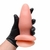 Plug anal em polivinílico atóxico bege com ventosa - 14 x 5,5cm - comprar online