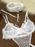 Body sensual em tule e renda com cinta liga e coleira personalizável - loja online