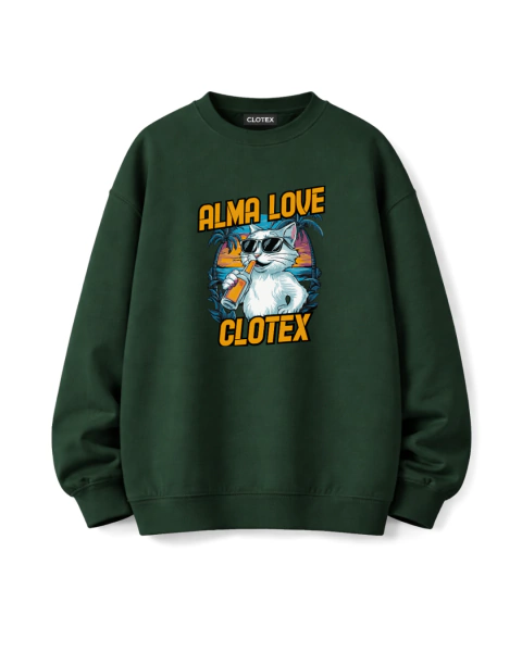 Hoodie oversize Alma rústico
