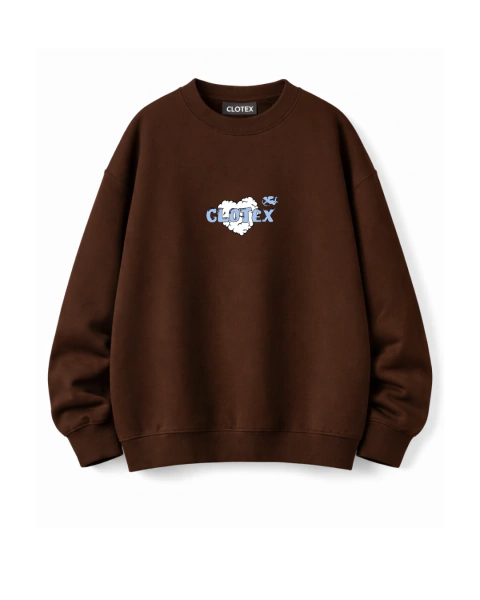 Hoodie oversize Trust rústico