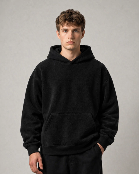 Hoodie Oversize Canguro Polar