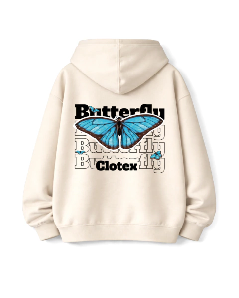 Hoodie Oversize Canguro Butterfly SALE