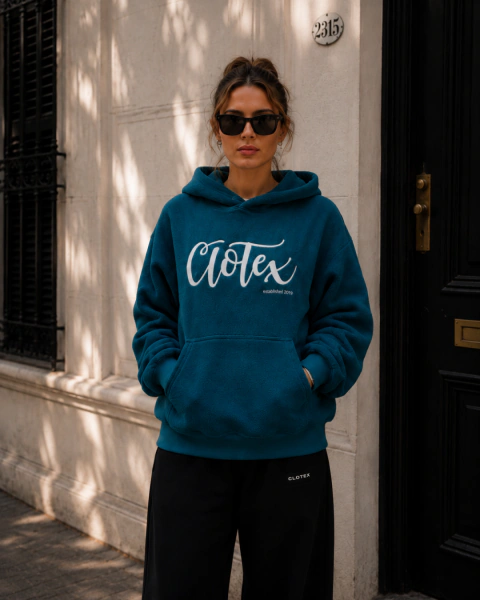 Hoodie Oversize Canguro Polar Artic (bordado)