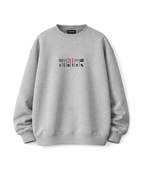 Hoodie oversize Clotex 21 rústico