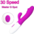 Vibrador Doble Punta (G spot + Clítoris)(Recargable) - comprar en línea