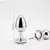 Plug anal metálico con diamante 1pz - tienda en línea