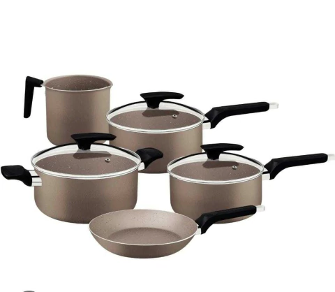 JOGO PANELAS ALUM 5PC MILAZZO - comprar online