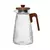 Jarra Em Vidro Borossilicato Com Tampa Em Bambu 1,5L