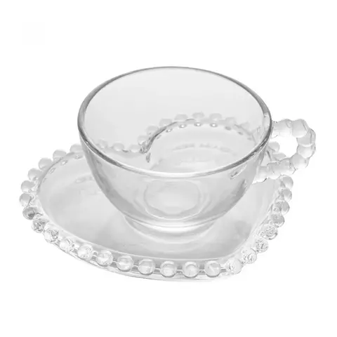 Conjunto 4 Xícaras Transparente