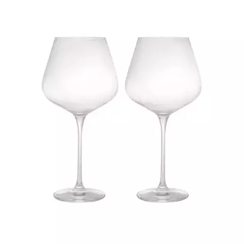 Jogo de taças para vinho em cristal ecológico Lyor Elegance L'Artisan 880ml 6 peças