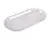 Travessa oval coração cristal Lyor - comprar online