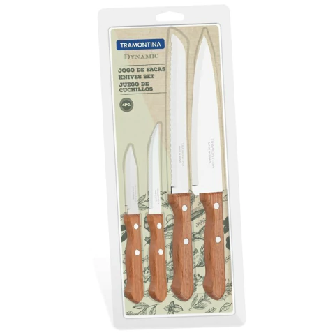 JOGO FACAS INOX 4PCS DYNAMIC - comprar online