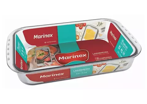 Assadeira Retangular 5L Funda Lasanheira Marinex